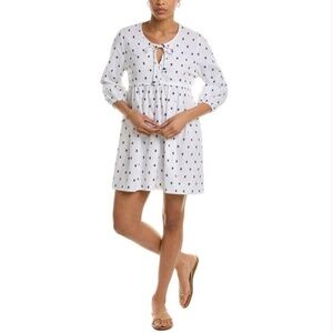 tyler boe Courtney Clip Dot A Line Mini Dress Sz‎ S